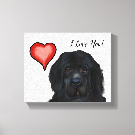 Toile Chien de Terre-Neuve     (Recto)