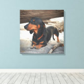 Toile Chien de yoga (Insitu (Plancher de Bois))