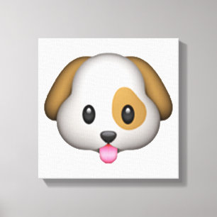Toile Chien - Emoji
