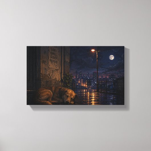 Toile Chien endormi (Recto)