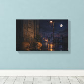 Toile Chien endormi (Insitu (Plancher de Bois))