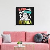Toile Chien Espagnol Ate My Homework - Perro Tarea (Insitu(Salon))