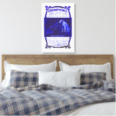 Toile Chien et gramophone (Insitu(Chambre))