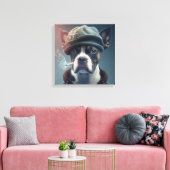 Toile chien fumant (Insitu(Salon))