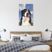 Toile Chien, gros plan (Insitu(Chambre))