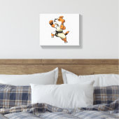 Toile Chien Knows Karate transformé (Insitu(Chambre))