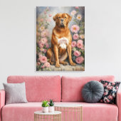Toile Chien mastiff français de Bordeaux (Insitu(Salon))