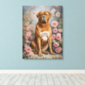 Toile Chien mastiff français de Bordeaux (Insitu (Plancher de Bois))