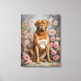 Toile Chien mastiff français de Bordeaux
