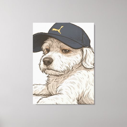 Toile Chien Max (Recto)