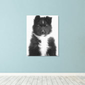 Toile Chien Mongrel, Tir Studio (Insitu (Plancher de Bois))