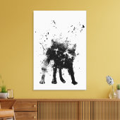 Toile chien mouillé (Insitu(Salon))