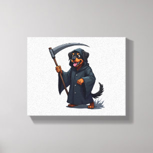 Toile Chien Rottweiler Faucheuse