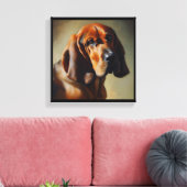 Toile Chien Saint-Hubert (Insitu(Salon))