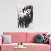 Toile Chien Sauvage (Insitu(Salon))