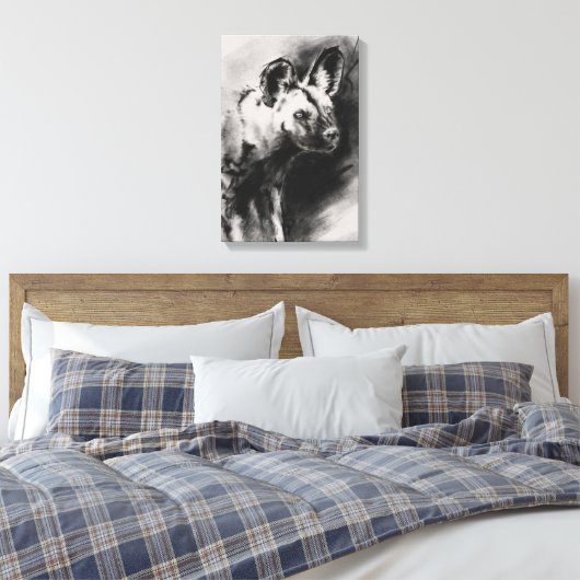 Toile Chien Sauvage (Insitu(Chambre))