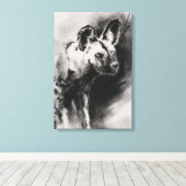 Toile Chien Sauvage (Insitu (Plancher de Bois))