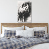 Toile Chien Sauvage (Insitu(Chambre))