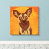 Toile Chien sauvage africain (Insitu (Plancher de Bois))