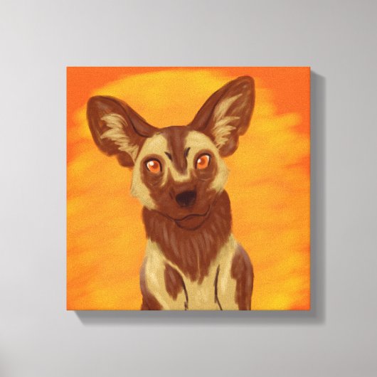 Toile Chien sauvage africain (Recto)