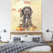 Toile Chien spaniel spaniel cocker au chocolat (Insitu(Chambre))