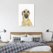 Toile Chien sur blanc 41 (Insitu(Chambre))