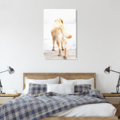 Toile Chien sur quai (Insitu(Chambre))