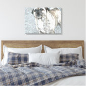 Toile Chien taureau qui aboie (Insitu(Chambre))