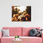Toile Chiens combattant (par Frans Snyders) (Insitu(Salon))