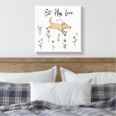 Toile Chiens dans le jardin II | Mangez l'amour (Insitu(Chambre))