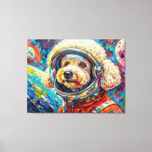 TOILE CHIENS DANS L'ESPACE-CANICHE 11 (Recto)