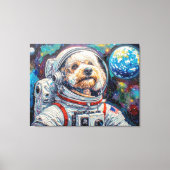 TOILE CHIENS DANS L'ESPACE-CANICHE 21 (Recto)