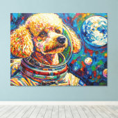 TOILE CHIENS DANS L'ESPACE-CANICHE 22 (Insitu (Plancher de Bois))