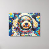 TOILE CHIENS DANS L'ESPACE-CANICHE 23 (Recto)