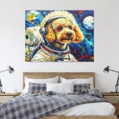 TOILE CHIENS DANS L'ESPACE-CANICHE 24 (Insitu(Chambre))