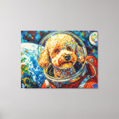 TOILE CHIENS DANS L'ESPACE-CANICHE 3 (Recto)