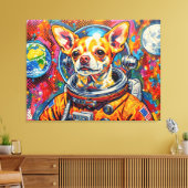 TOILE CHIENS DANS L'ESPACE-CHIHUAHUA 10 (Insitu(Salon))