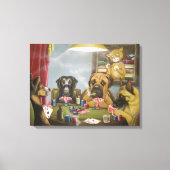 Toile Chiens de joueurs de poker (Recto)