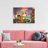Toile Chiens Jouer Poker Un Ami Dans Le Besoin (Insitu(Salon))
