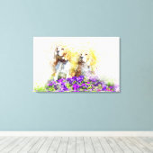 Toile Chiens jumeaux (Insitu (Plancher de Bois))