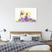 Toile Chiens jumeaux (Insitu(Chambre))