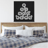 Toile Chiffres thaïlandais Pyramide ♦ Script en thaï ♦ (Insitu(Chambre))
