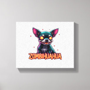 Toile Chihuahua Chi Chichi Chiwawa Zombie Chien Hallowee