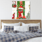 Toile Chihuahua Chien Noël (Insitu(Chambre))