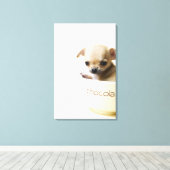 Toile Chihuahua chippy en bol (haché) (Insitu (Plancher de Bois))