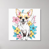 Toile Chihuahua du printemps (Recto)