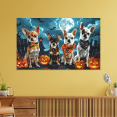 Toile Chihuahua Halloween Éffrayant (Insitu(Salon))