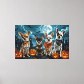 Toile Chihuahua Halloween Épouvantable (Recto)
