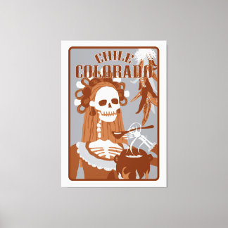 Toile chili colorado : orange brûlé