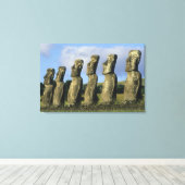 Toile Chili, Île de Pâques, Rapa Nui, Ahu Akivi (Insitu (Plancher de Bois))